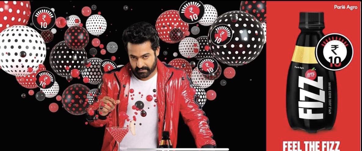 NTR Brand Ambassador for Appy Fizz