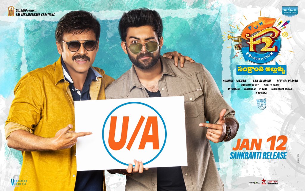 F2 Gets U/A Certificate