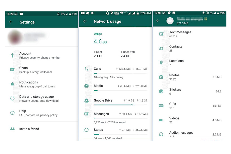 WhatsApp to get new Upadate in Redesigned Settings Menu With Usage Stats