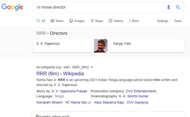 Who Is The Director Of RRR Movie