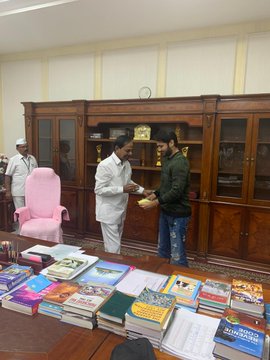 hero nithin met CM KCR 