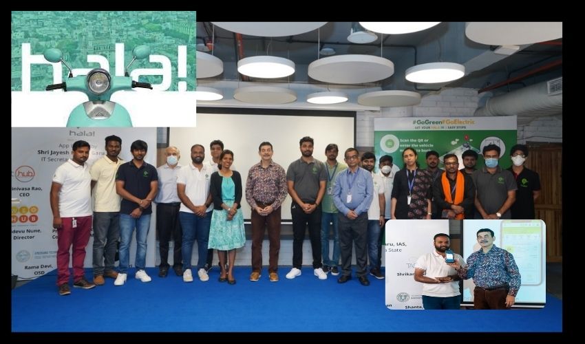 Hyderabad : సెల్ఫీ తీసుకుని స్కూటర్ స్టార్ట్ చేసుకోవచ్చు | Hyderabad’s fully electric ride startup Hala Mobility