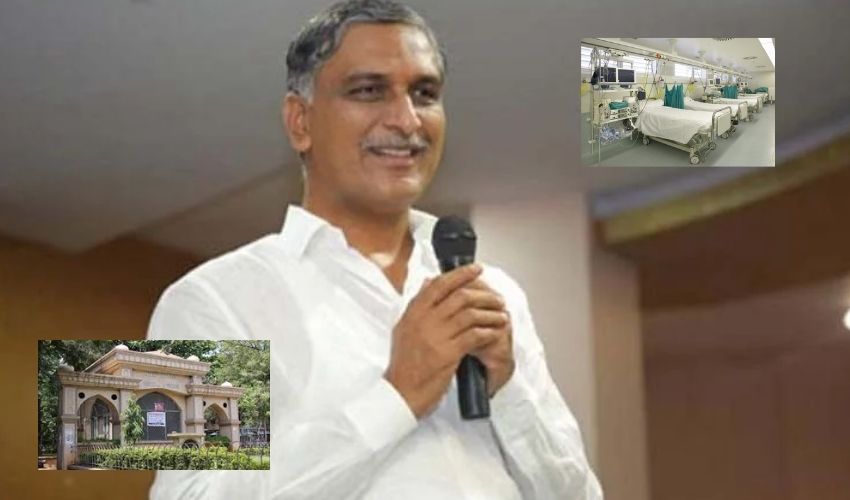 Minister Harish Rao : నిమ్స్ ఆస్పత్రికి 200 ఐసీయూ బెడ్స్.. 120 కొత్త వెంటిలేటర్లు | Minister Harish Rao said 200 ICU beds have been sanctioned for Hyderabad NIMS Hospital