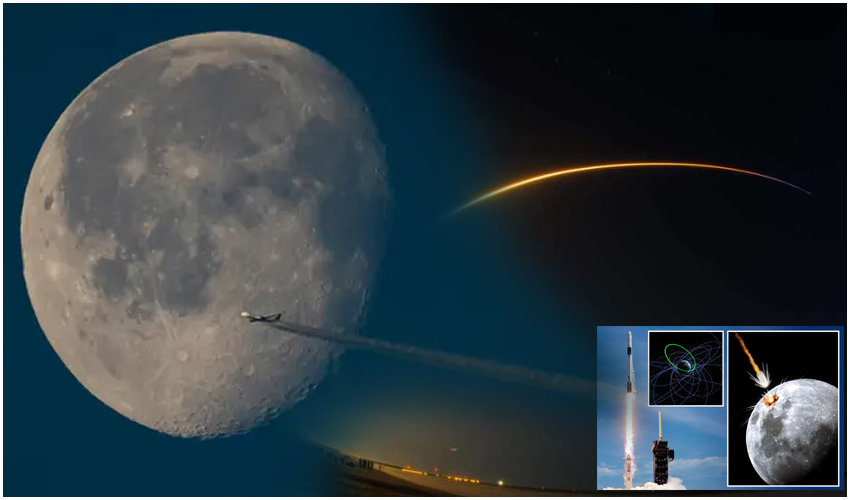 SpaceX Rocket : చంద్రుడిని ఢీకొట్టబోతున్న భారీ రాకెట్.. ఏడేళ్ల క్రితమే అదృశ్యమై ట్రాక్‌లోకి..!