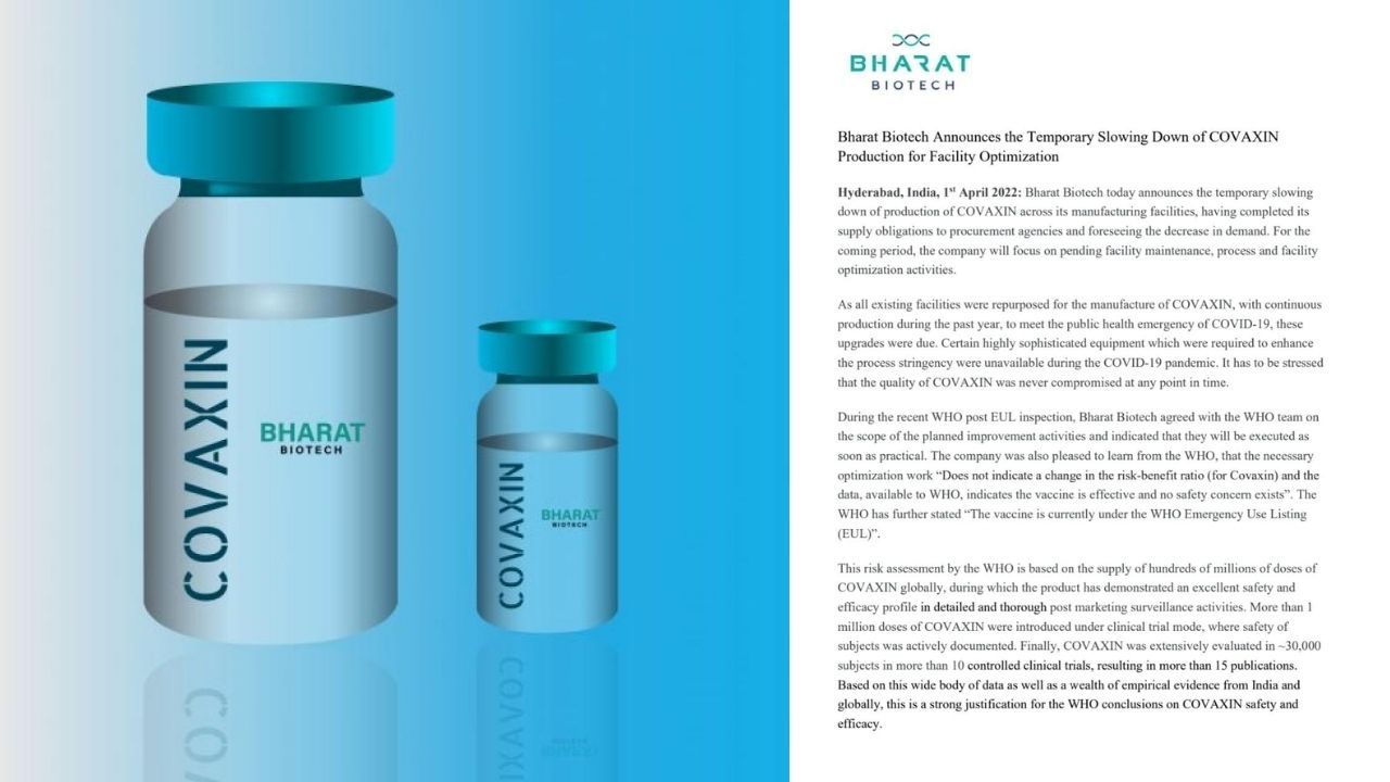 https://10tv.in/national/reduced-covid-cases-bharat-biotech-reduces-covaxin-vaccine-production-401879.html