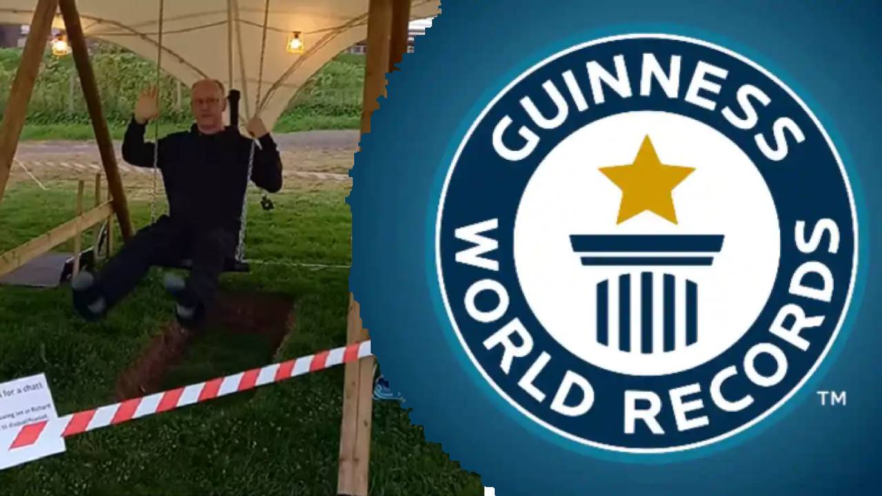 Guinness World Record: గిన్నీస్ వరల్డ్ రికార్డ్ కోసం 36 గంటల పాటు ఊయలూగుతూ..