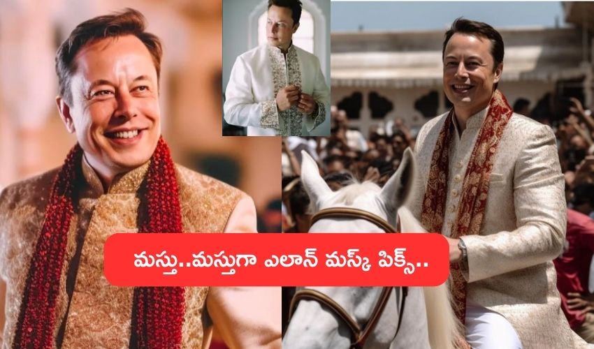 Elon Musk Indian groom look