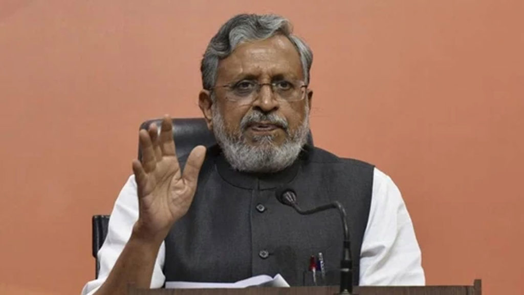 Sushil Modi attacks RJD as which has no seats in loksabha is challenging BJP