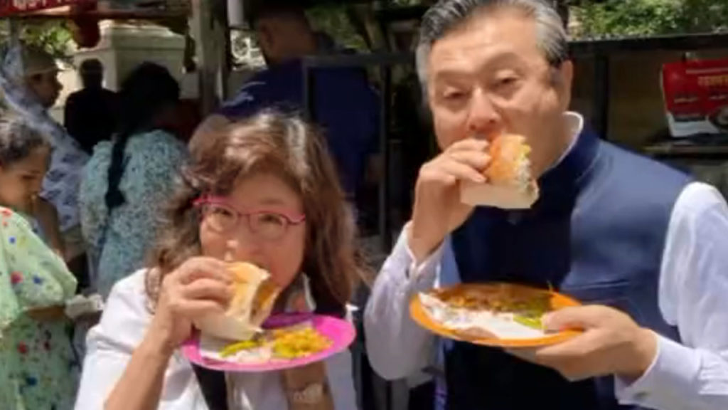 Japanese ambassador says his wife beat him in spicy Indian street food challenge then PM Modi responds