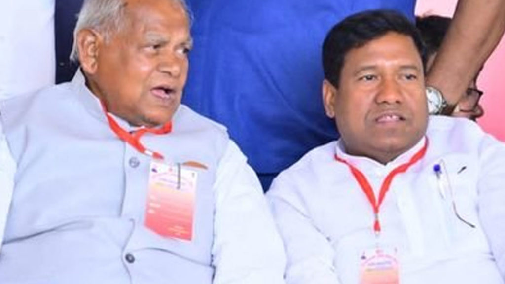 Jitan Ram Manjhi son Santosh Kumar Suman resigns from Bihar cabinet