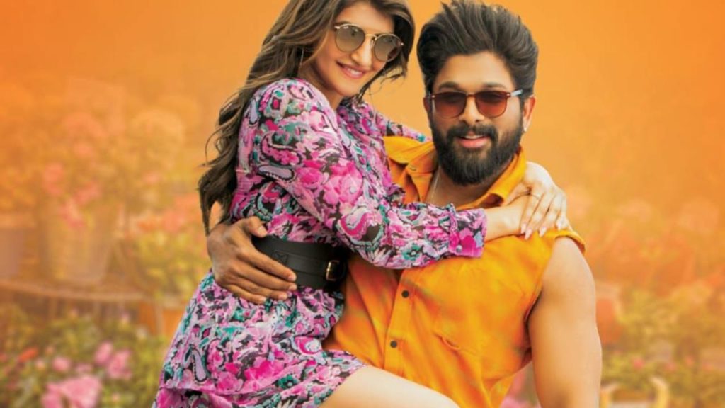 Allu Arjun and Sreeleela poster released from Aha Project
