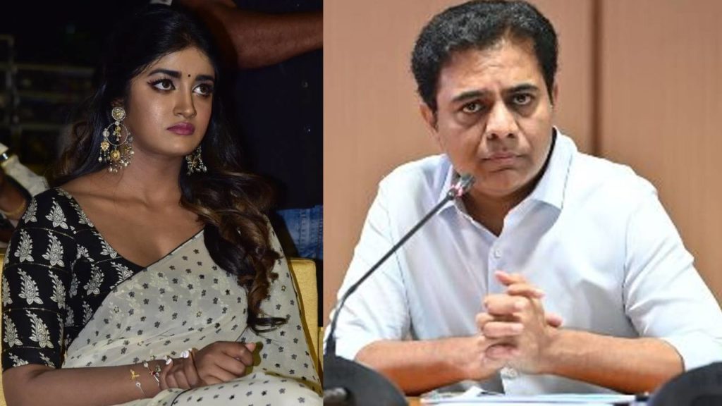 Dimple Hayathi tweets to KTR and DCP about hyderabad traffic