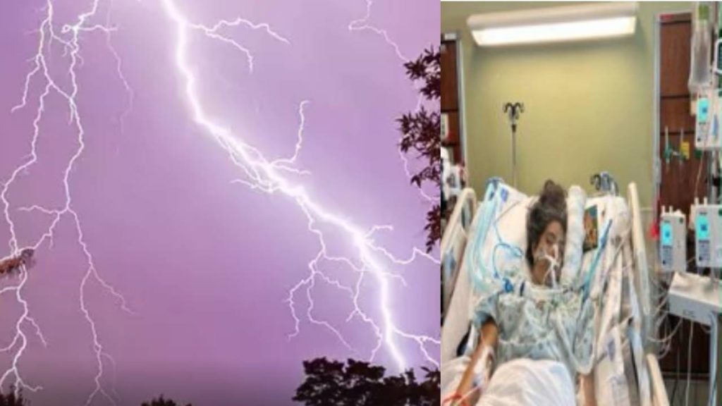 Indian student suffers lightning In USA
