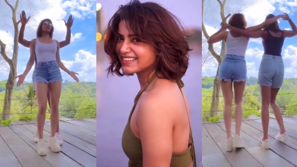 Samantha share dance video from her holiday gone viral