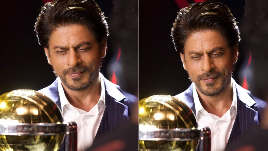 Shah Rukh Khan With World Cup Trophy