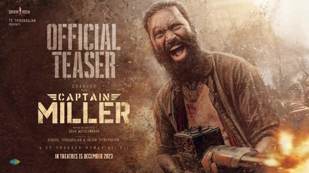 Dhanush Captain Miller Movie Teaser Released on his Birthday