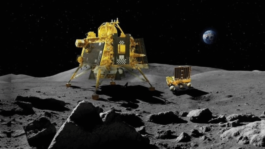 Pragyan Rover Begins Walk on Moon