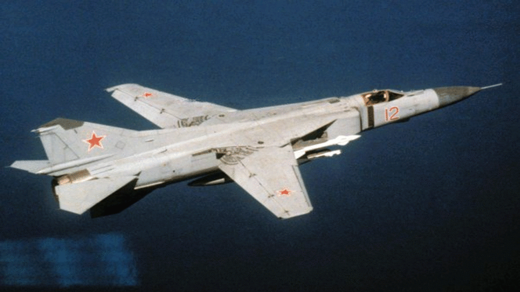 MiG-23 plane crashed