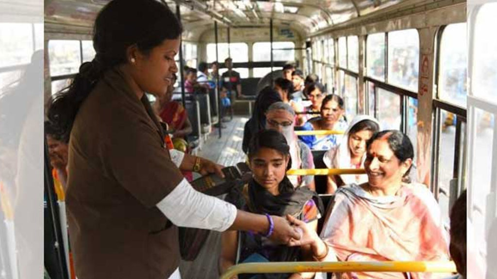 tsrtc to starts special bus to women in koti to kondapur route says sajjanar