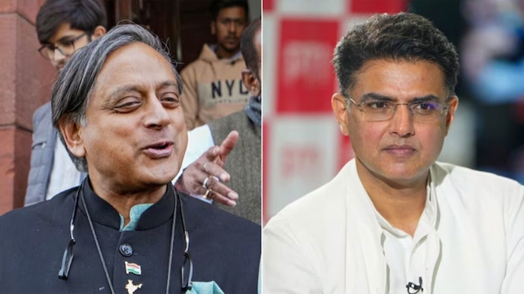 Sachin Pilot and Shashi Tharoor inducted in Congress top decision making body