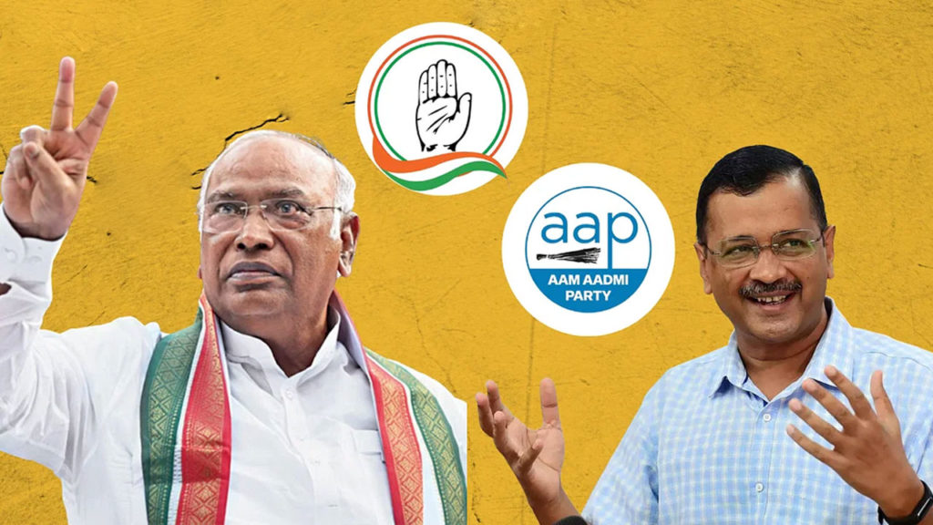 AAP and Congress will tie up to contest Lok Sabha polls in gujarat