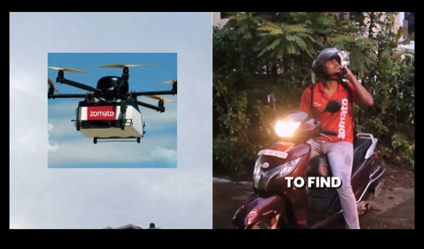 Zomato delivery agent builds drone
