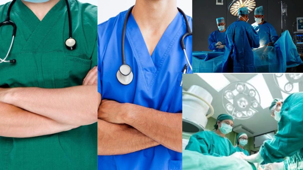 green, blue colors used in hospitals