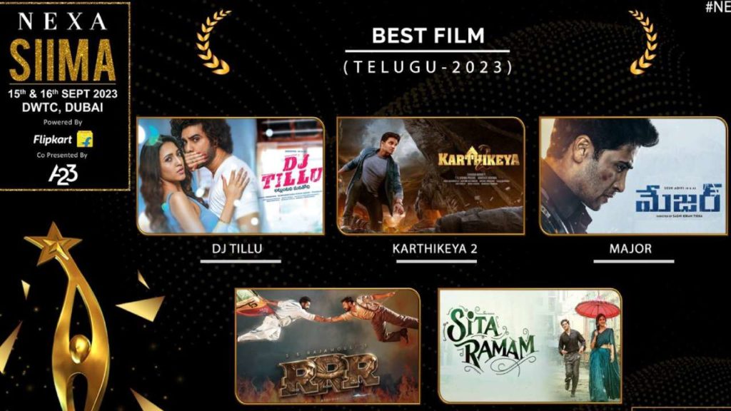 SIIMA Awards 2023 Nominations and Other Details in Telugu RRR and Sita Ramam Movies gets Highest Nominations