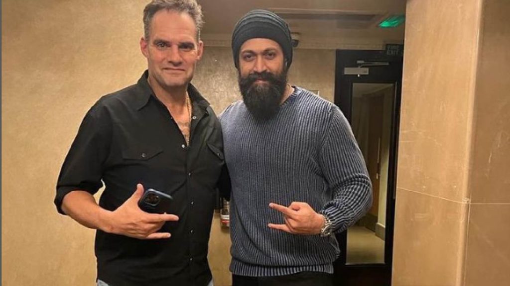 KGF hero Yash pic with hollywood stunt master JJ Perry for Yash19