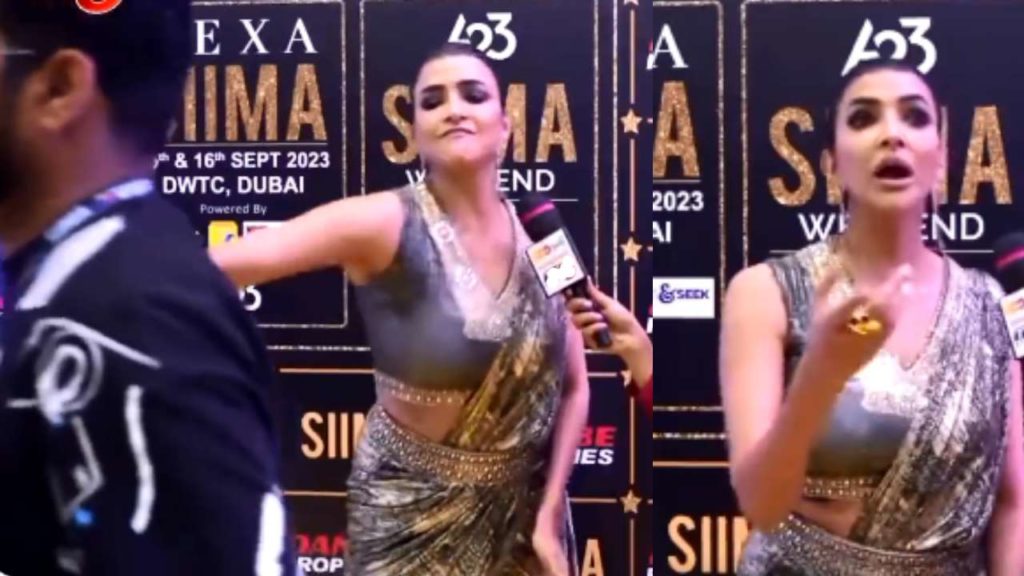 Manchu Lakshmi video at SIIMA awards 2023 gone viral