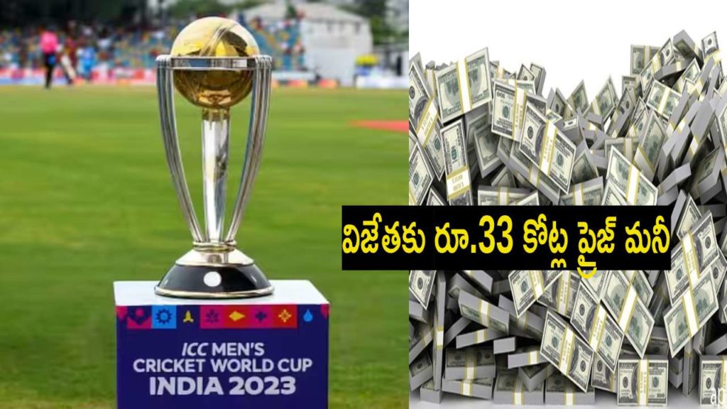 ODI World Cup 2023 prize money detalis