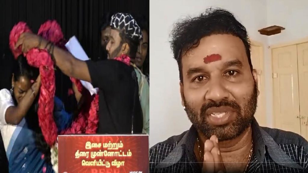 Tamil Actor Cool Suresh viral video with lady anchor