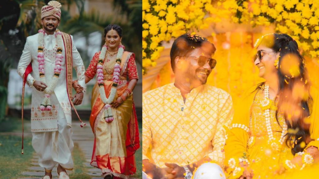 Bigg Boss Fame Comedian Mahesh Vitta love Marriage happened with Software Employee Shravani