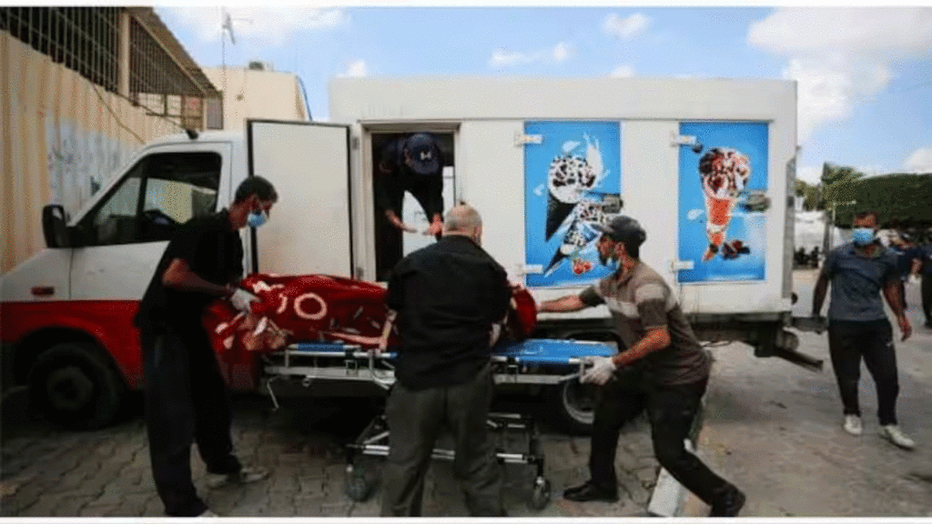 Gaza Stores Bodies In Ice Cream Trucks