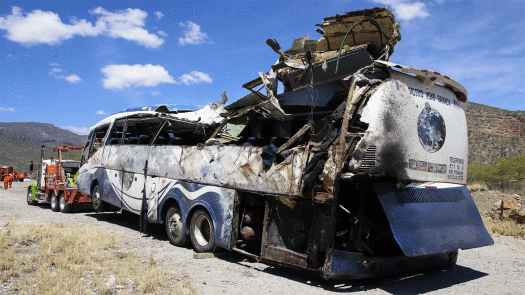 Bus crash in Mexico
