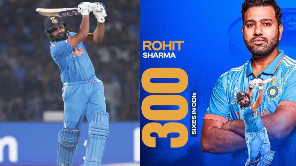 Rohit Sharma hit 300 sixes