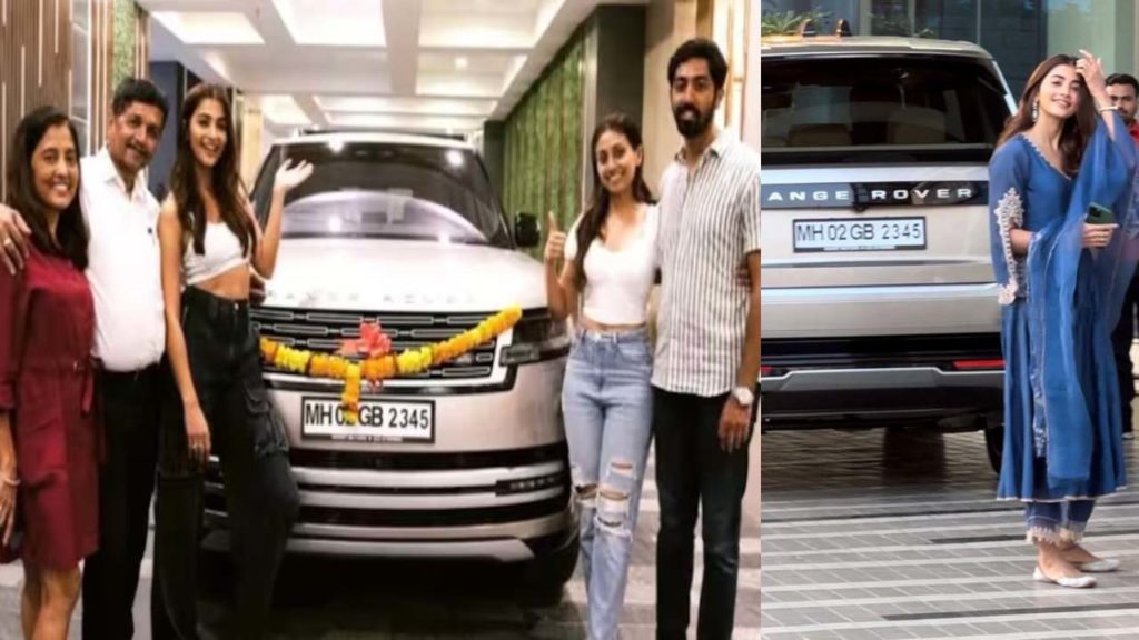 Pooja Hegde buy Range Rover car photo gone viral