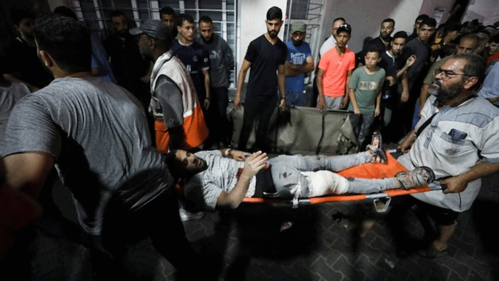 airstrike on Gaza hospital