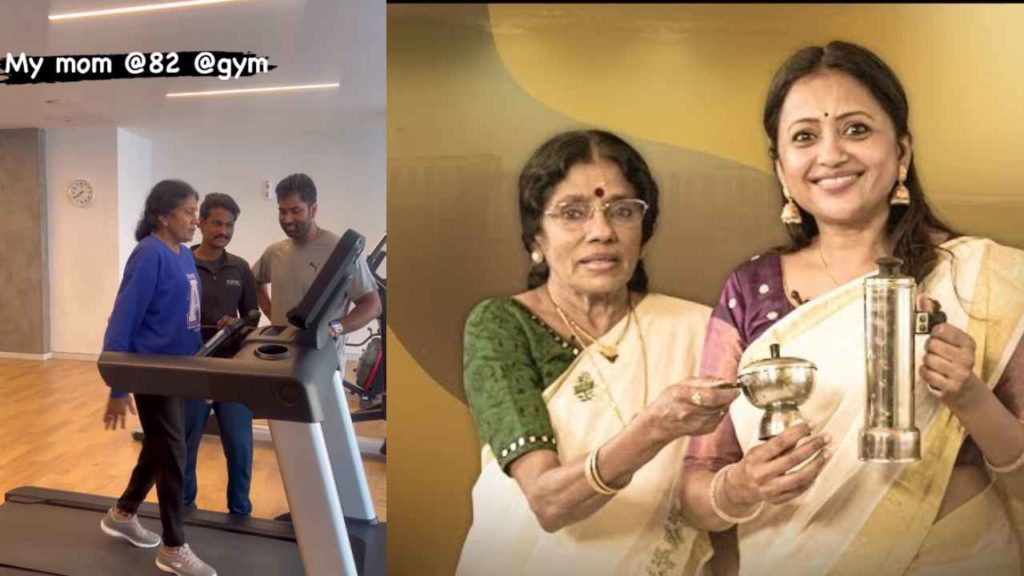 Anchor Suma Mother workouts in Gym Video goes Viral