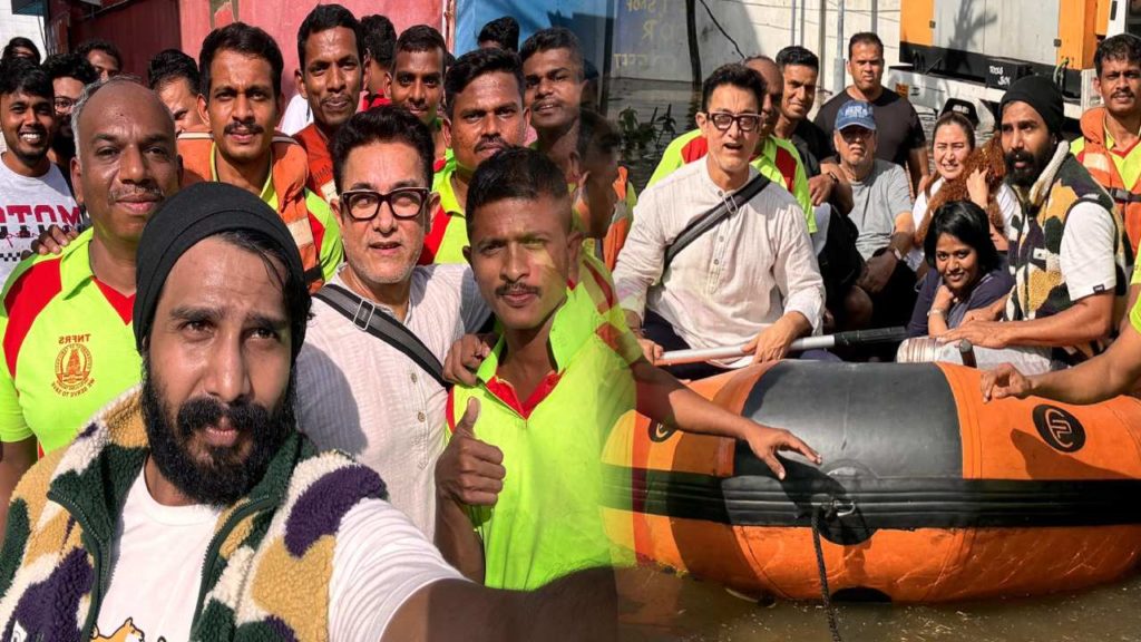 Aamir Khan Vishnu Vishal are rescued from Chennai floods