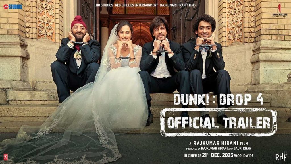 Shah Rukh Khan Rajkumar Hirani Dunki Trailer Released