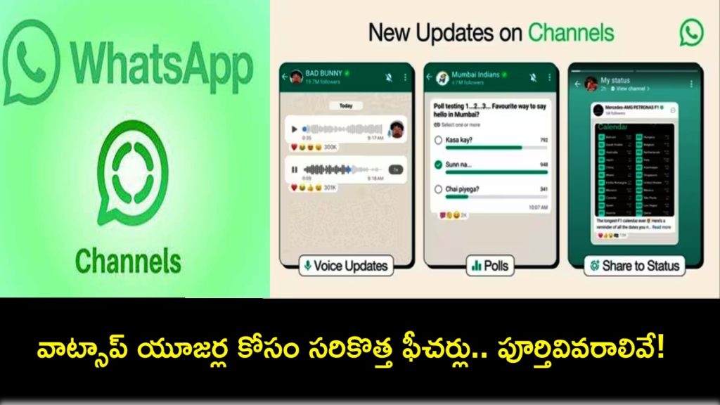 WhatsApp rolling out new updates for Channels, voice notes, polls and more