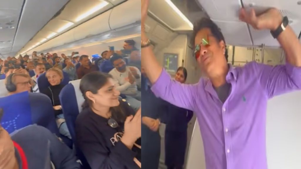 Sachin Chants Buzzing In Entire Flight As Tendulkar Travels Economy