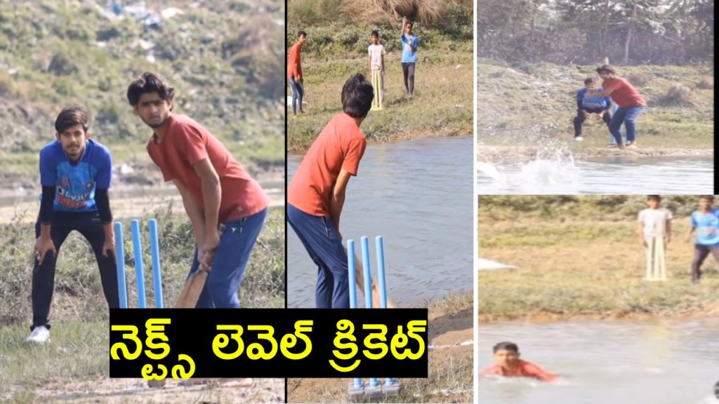 Swimket Players Engaging In An Aquatic Version Of Cricket