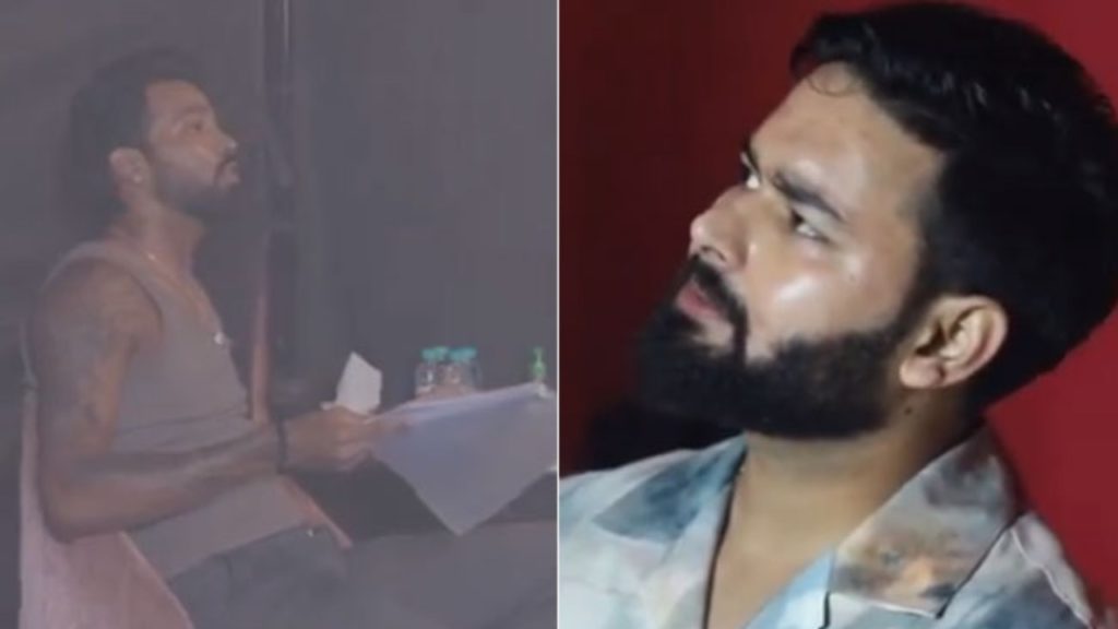 IPL 2024 leaked videos of Hardik and Pant of an ad shoot