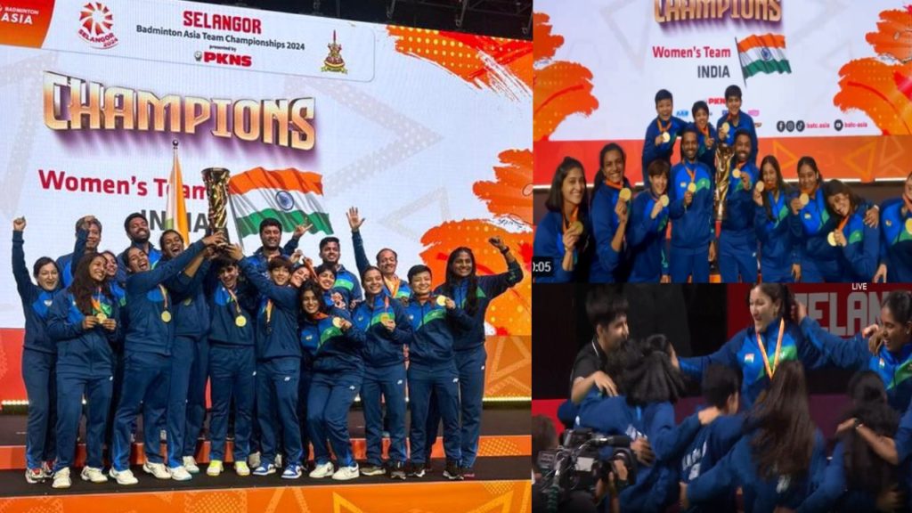 India crowned Badminton Asia Team champions for 1st time