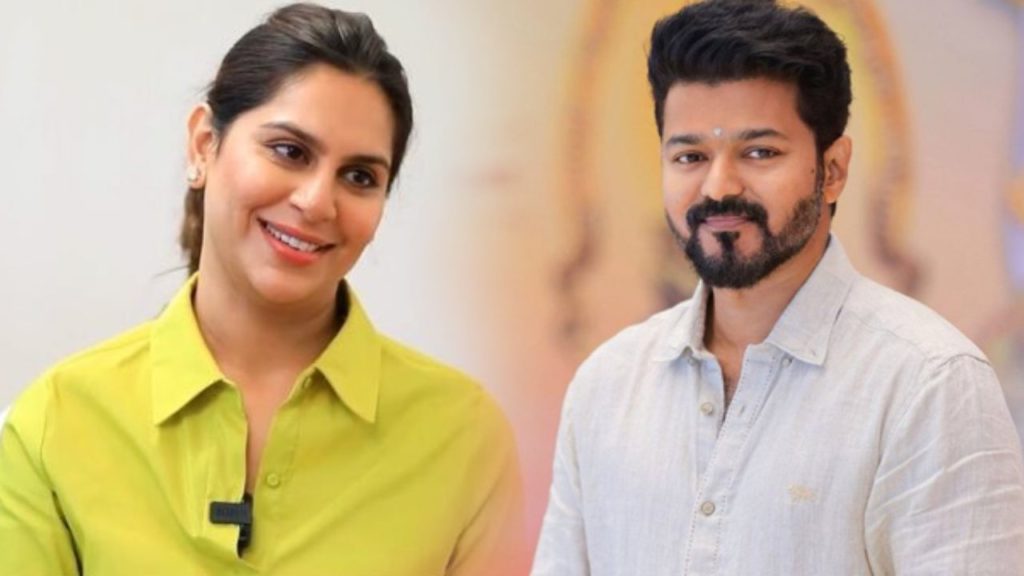 Upasana comments about her and vijay political entry