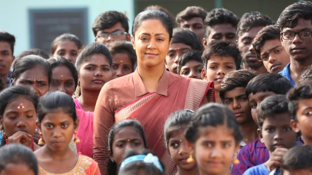 Jyothika Raatchasi Movie Releasing in Telugu after four Years with Amma Vodi Title
