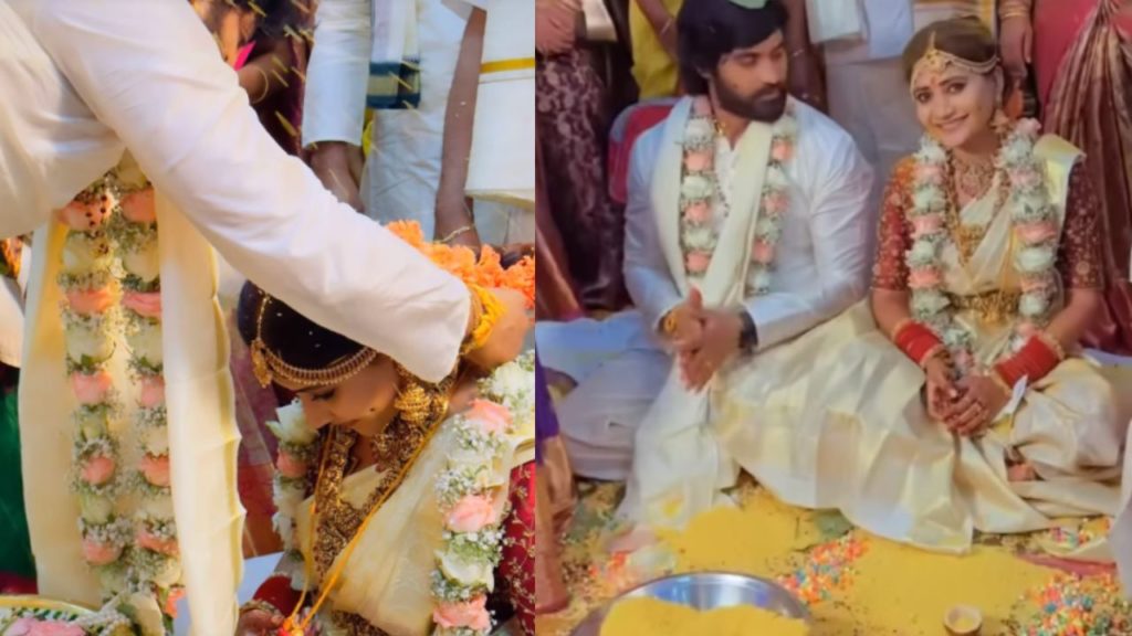 Bigg Boss fame Vasanthi Krishnan married Pawan Kalyan Wedding Photos goes Viral