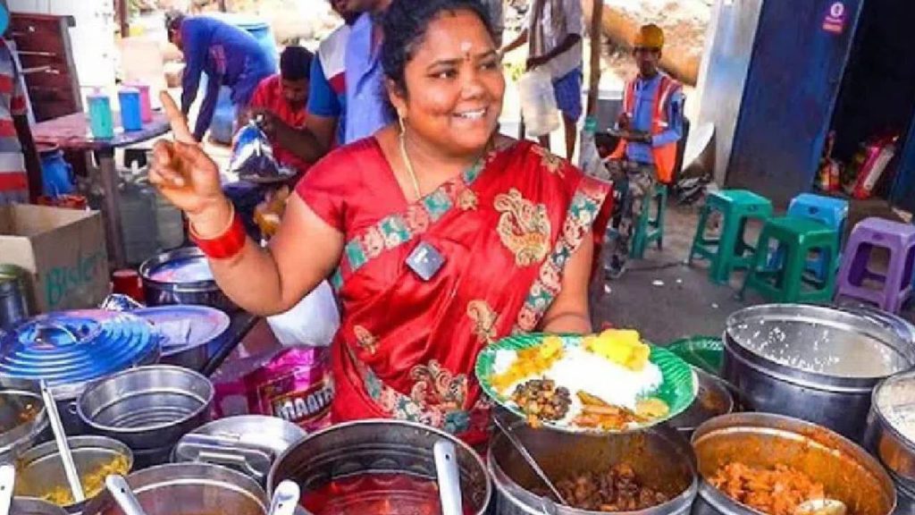 Hyderabad Food stall vendor Kumari Aunty craze in telugu states